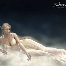 Схема вышивки «эльфийка»