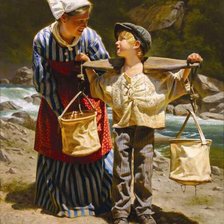 Схема вышивки «помощник мамын»