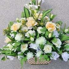 Схема вышивки «цветочный треугольник»