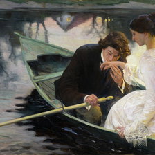 Схема вышивки «Романтическое свидание»