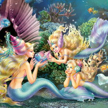 Схема вышивки «подводное царство»