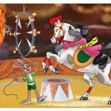 Схема вышивки «ну погоди»