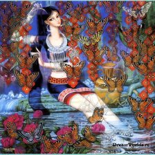 Схема вышивки «восточная культура»