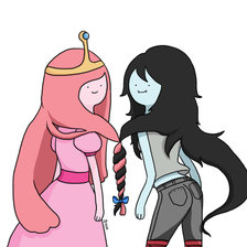 Схема вышивки «Марселин и Бубль Гум»