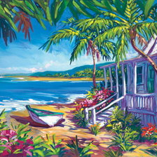 Схема вышивки «хижинка»