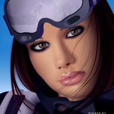 Схема вышивки «взгляд»