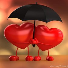 Схема вышивки «сердечки»