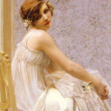 Схема вышивки «девушка»