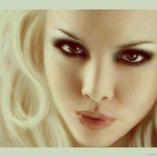 Схема вышивки «блонда»