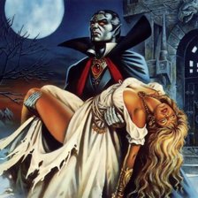 Схема вышивки «вампир»