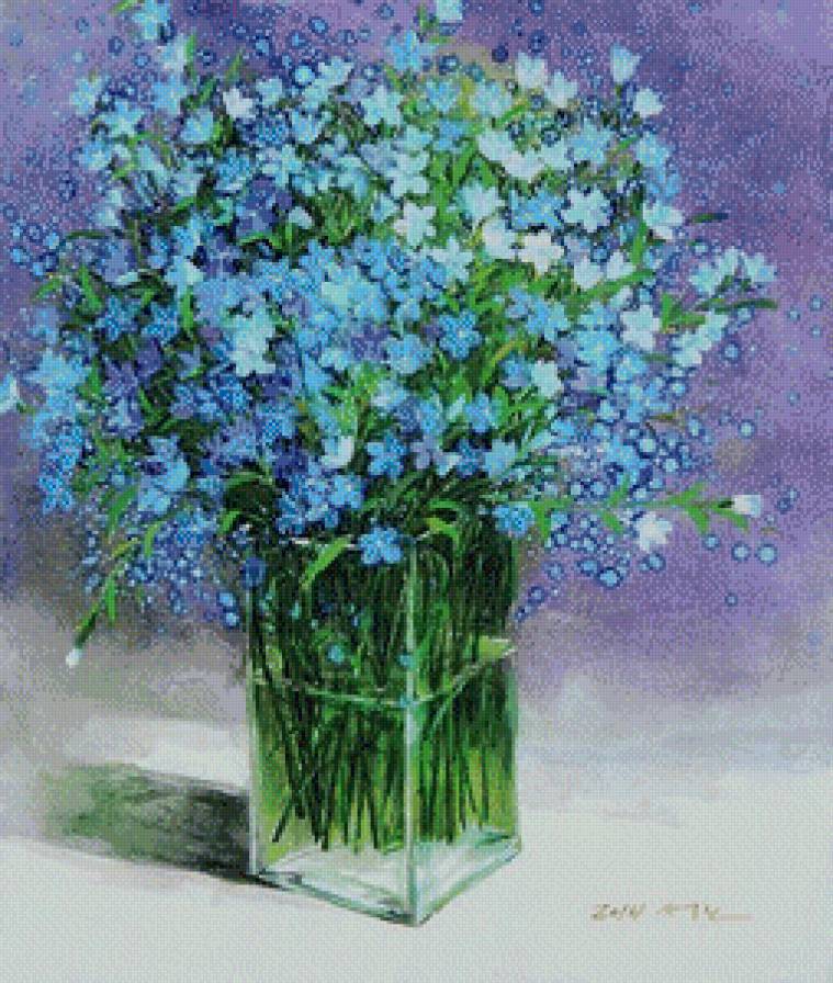 Чудесные букеты от Yi Seong-bu №4 - исскуство, картина, цветы - предпросмотр