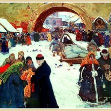 Схема вышивки «Кострома»