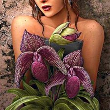 Схема вышивки «серия ,,женщины"»