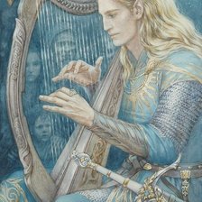 Схема вышивки «Финрод. Первая встреча с эдайн»