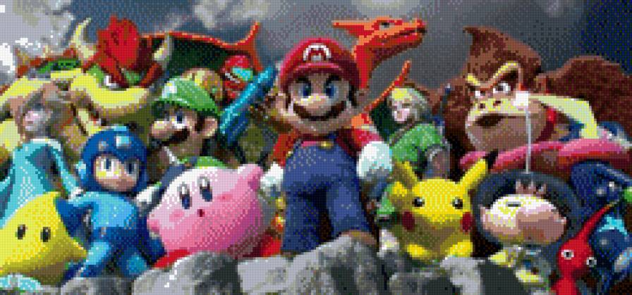 Super smash - нинтендо, игра - предпросмотр