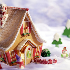 Схема вышивки «Пряничный домик»