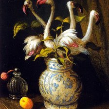 Схема вышивки «Фламинго 0»