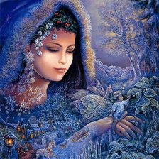 Схема вышивки «зимушка»