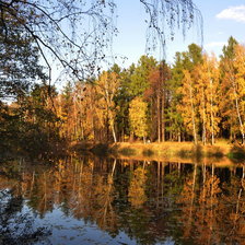Схема вышивки «Осенняя пора»
