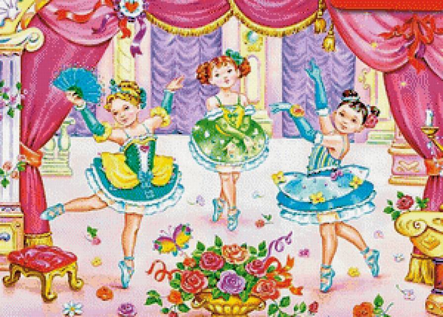 балеринки - сказка, детям, танцы, балет, детское, дети, балерина - предпросмотр