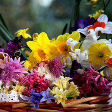 Схема вышивки «цветы»