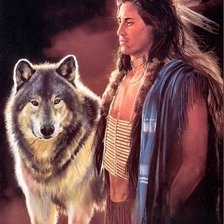 Схема вышивки «Охотник»