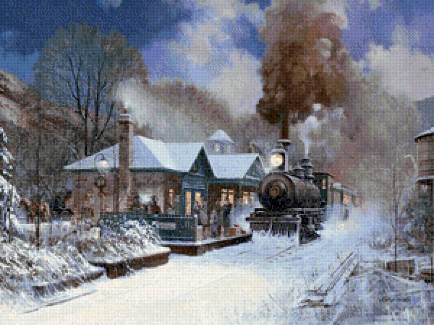 станция прибытие лоезда - техника машыны мотоцыклы - предпросмотр