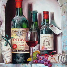 Схема вышивки «винный натюрморт»