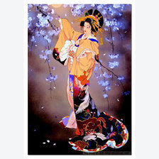 Схема вышивки «китаянка»