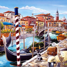 Схема вышивки «Ах,Венеция»