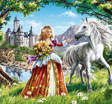 Схема вышивки «принцесса»