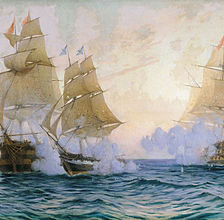 Схема вышивки «Корабль»