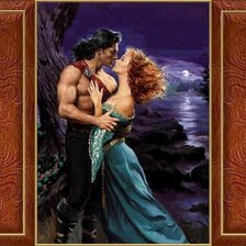 Схема вышивки «влюбленные»