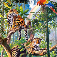 Схема вышивки «дикая природа»