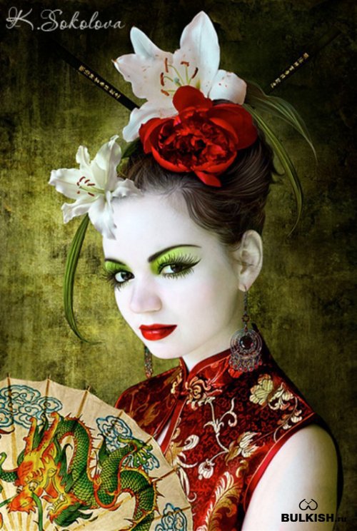 гейша - девушка - оригинал