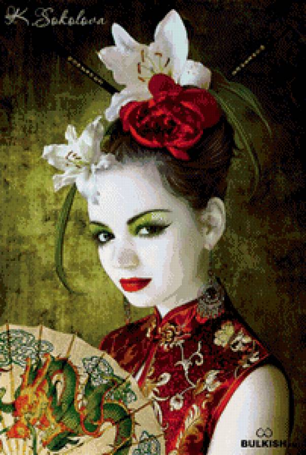 гейша - девушка - предпросмотр