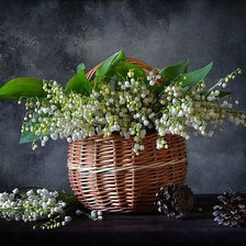 Схема вышивки «Ландыши»