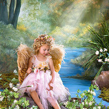 Схема вышивки «ангелочек»