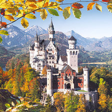 Схема вышивки «замок»