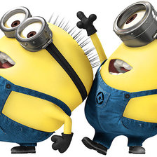 Схема вышивки «миньоны»