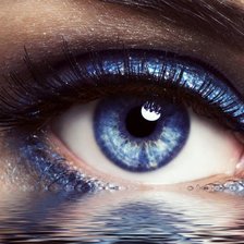 Схема вышивки «в омут твоих глаз...»