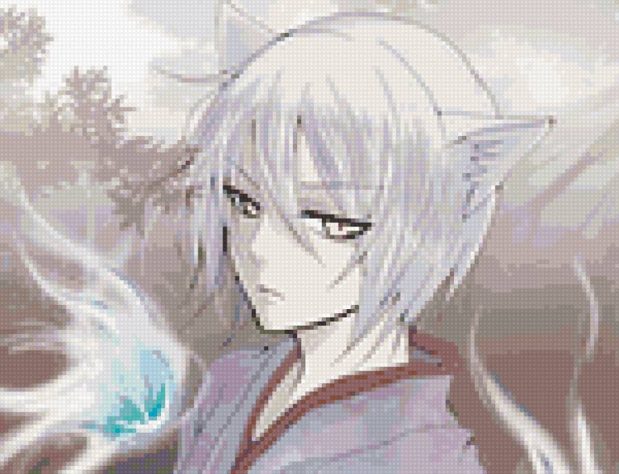 Аниме - томоэ, аниме, ушастые, парень - предпросмотр