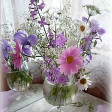 Схема вышивки «маленький букетик»