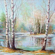 Схема вышивки «ранняя весна»