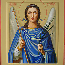 Схема вышивки «икона ангел»