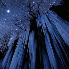 Схема вышивки «Ледяной водопад»