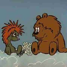 Схема вышивки «Трям, здравствуйте»