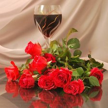 Схема вышивки «розы»