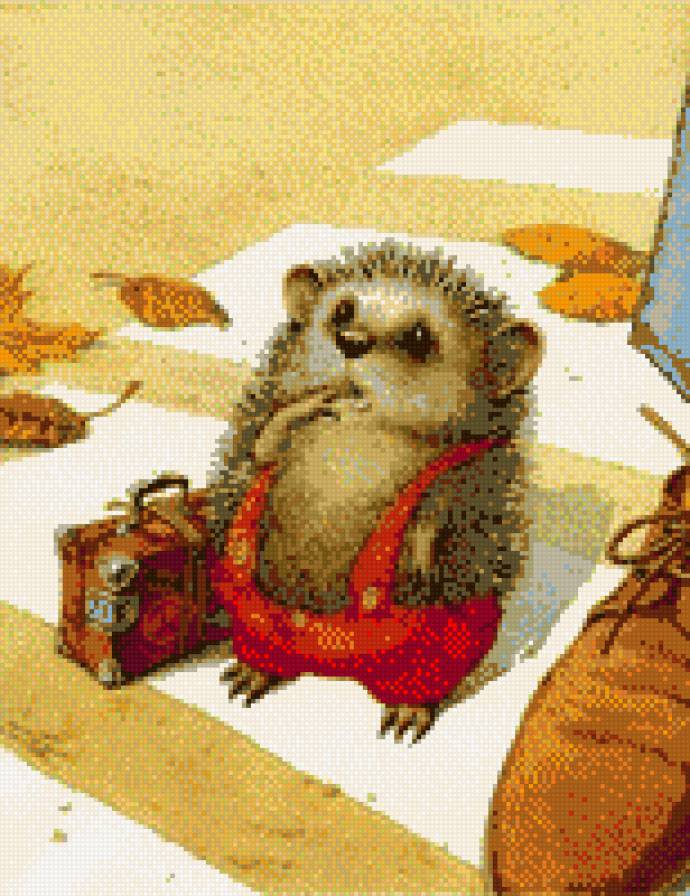 ежик - детское, ежик - предпросмотр