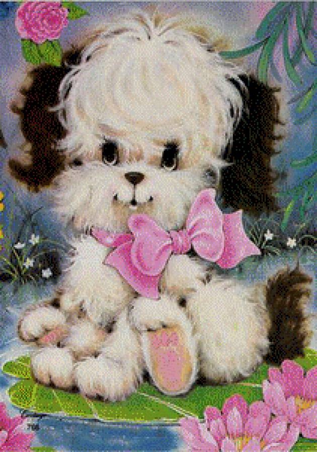 Щенок - животные, собака, щенок - предпросмотр